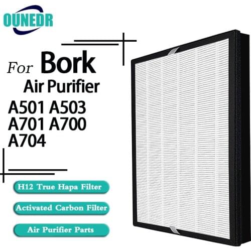 Replacement Air Purifier Hepa and carbon Composite filter for Bork A501 A503 A701 A700 A704 Air Purifier Parts