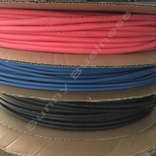 4mm 200M Heat Shrink Tubing 2:1 Black Red Green Blue clear white Tube Car Cable Sleeving Wrap Wire