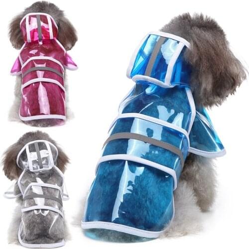 Waterproof Pet Raincoat Jacket Reflective Fashion Clothes For Small Medium Large Dogs Personalized Practical Dog Accessories