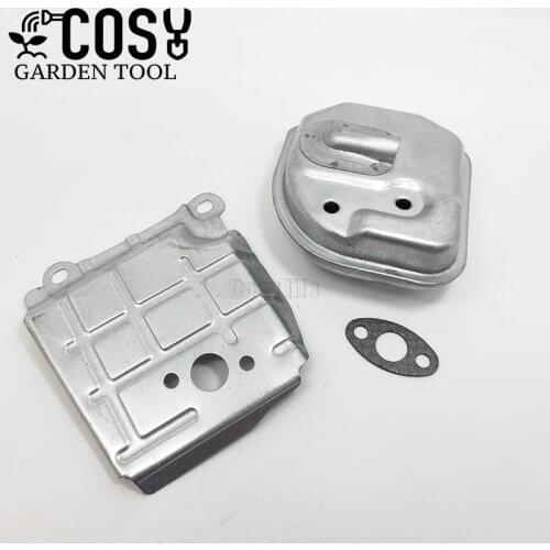 Exhaust Muffler Air Guide Gasket Set For Honda GX35 GX35NT HHT35S UMK435 4 Stroke Silencer Garden Trimming Grass Motor Accessory