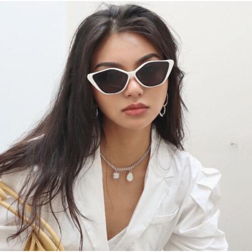 Zonnebril Dames Sunglasses Women Men CAT EYE Vintage Retro Sun Glasses Brand Designer Hombre Oculos De Sol Feminin n390