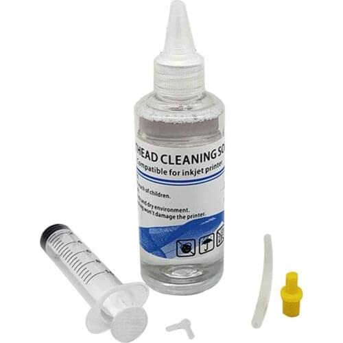 Strong Solubility Printerhead Cleaning Fluid Inkjet Printer Nozzle Wash Liquid for Epson/Canon/Brother/HP/Lexmark Printer Head