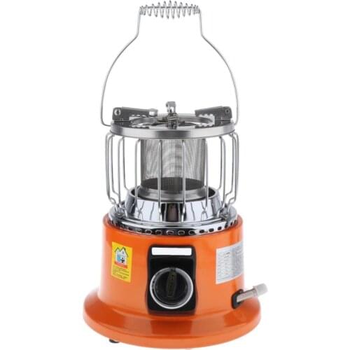 2 in1 Portable Mini Gas Heater Multiuse 3KW Liquefied Gas Stove Outdoor Camping Tent Warmer Hiking BBQ Grill Cooker Stove Burner