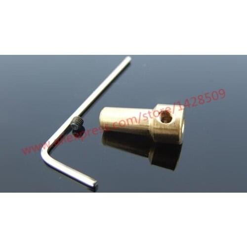 3.17/2.3mm Motor Rod Mini Drill Connecting Sleeve JTO Chuck Drill Clamp Propping Screws Coupling Removable Copper Sleeves