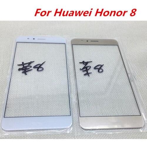 30pcs/Lot For Huawei Honor 8 Front Touch Screen Glass Outer Lens For Huawei Honor 8 Honor8