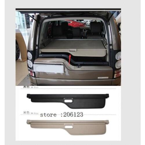 Aluminum+Canvas Rear Cargo Cover Trunk Shade Security For Land Rover LR4 Discovery 4 2010 2011 2012 2013 2014 2015