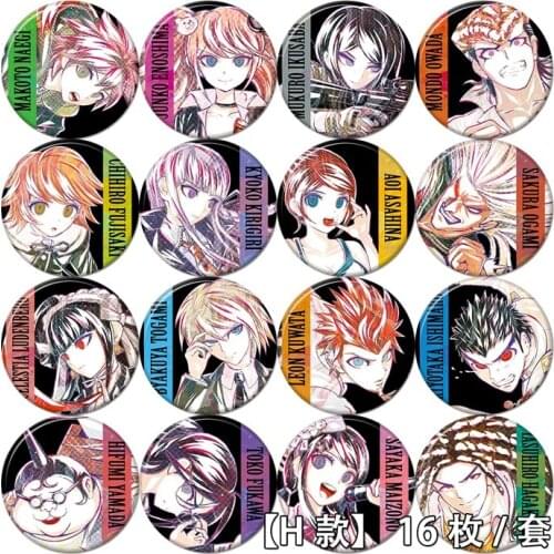 Danganronpa: Trigger Happy Havoc anime badge 58mm Acrylic Brooch Button