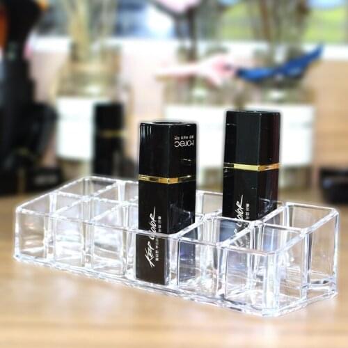 Lipstick Holder Display Stand Makeup Organizer Storage Box for Jewelry Container Organizer for Cosmetics Storage