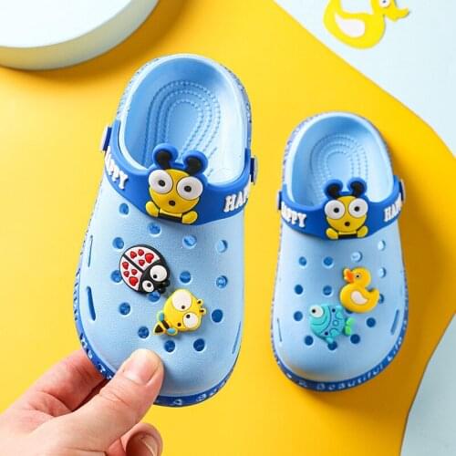 Childrens Hole Shoes Summer Girls Baby Slippers Cartoon Childrens Beach Shoes Boys Sandals and Slippers Slippers Kids
