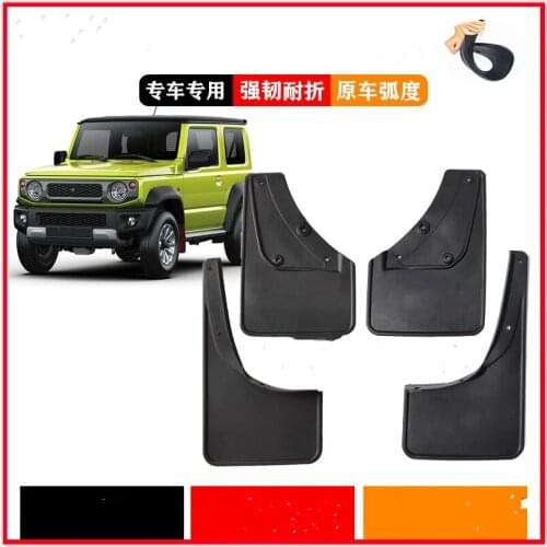 Fivefinger 4x Car Front Rear Mudguards For Suzuki Jimny 2019 2020 2021 Jimny Mudflaps Splash Guards Fenders Mud Flap Accessories