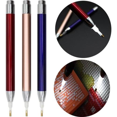 5D Diamond Painting Tool Lighting Point Drill Pen For Square/Round Diamond Embroidery Accessories