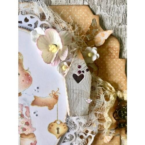 Heart hanging house Metal Cutting Dies Stencils DIY Scrapbooking Paper/photo Cards Embossing Dies