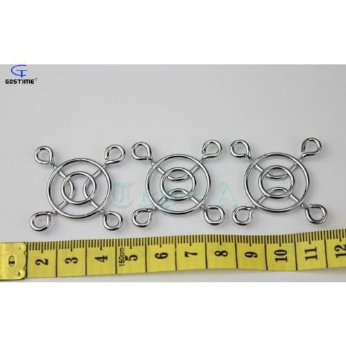 Gdstime 20 Pcs 30mm x 30mm 3cm Iron Fan Net computer PC case fan Grill protector Metal finger Guard cover 30mm*30mm