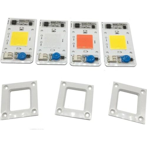 NEW Dimmable LED COB Lamp Chip 50W AC110V 220V Input Smart IC Driver Fit For DIY LED Floodlight Spotlight LED