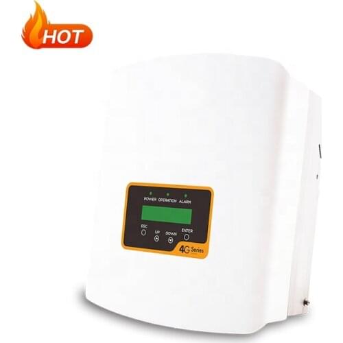 Single phase on-grid inverter 5kw 6kw grid tie inverter with multi-monitoring for solar home system