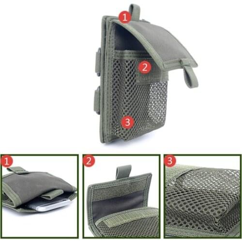 Tactical MOLLE Sundries Bag Multifunctional Military Backpack Accessories Bundle for Outdoor Combat Hunting Application Package