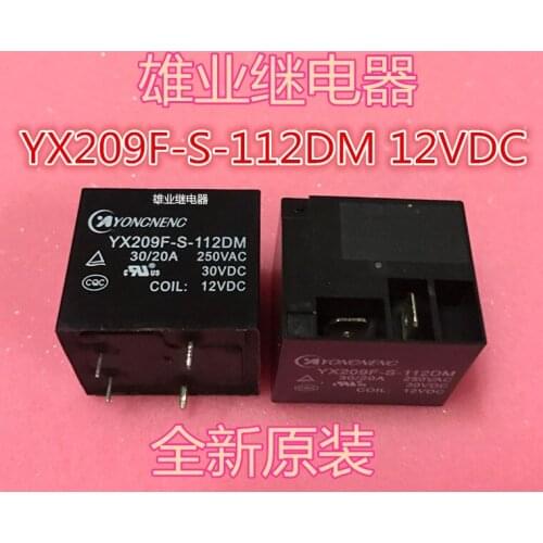 YX209F-S-112DM 12VDC Relay YX209F-S-112DM 4PIN 2