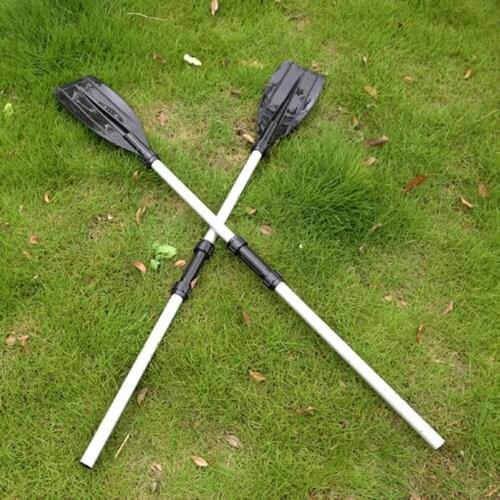 2Pcs Detachable Float Afloat Oars Fitting Boat Rafting Paddle Canoe Oar boating 126cm Aluminum Alloy Accessories Dropship