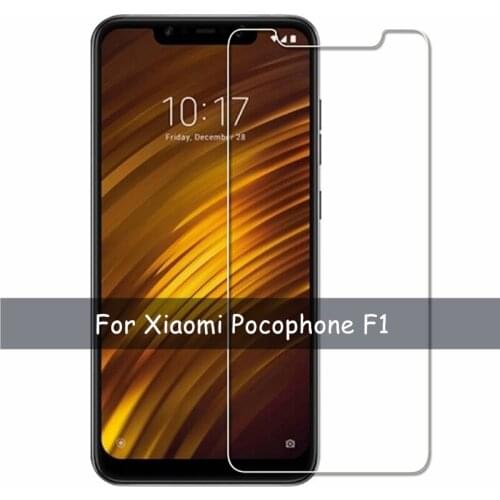 2pcs Tempered Glass Xiaomi Pocophone F1 Screen Protector Glass For Xiaomi Poco F1 Anti-scratch Glass Xiaomi Pocophone F1 Film