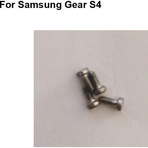 4PCS For Samsung Gear S4 Back Rear Battery Cover Door Screws Housing Screw nail tack For Samsung Gear S 4 Watch