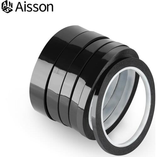 5/8/10/12/15/20/25mm*50M Black High Temperature Resistant Kapton Tape Polyimide