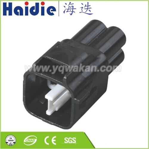 Free shipping 2sets 4pin Auto Electronic waterproof Electronic plug and socket plastic connector HD041Y-4.8-11