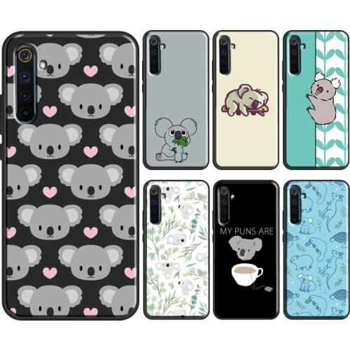 Cute Cartoon Koala For OPPO Realme 8 6 7 Pro C3 C11 C15 GT X7 X2 Pro Case For OnePlus Nord 8T 8 9 Pro Coque