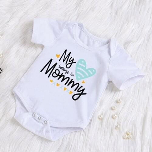 Summer Newborn Babysuit Baby Boys Girls Cotton Short Sleeve Letter Print Romper Comfortable Baby Jumpsuits Clothes