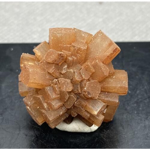 Natural laranja aragonite quartzo cristal áspero pedra cluster nepheline espécime cura pedras naturais e minerais N5