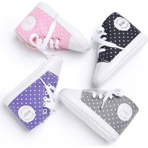 0-1 years old men and women baby canvas casual baby toddler shoes