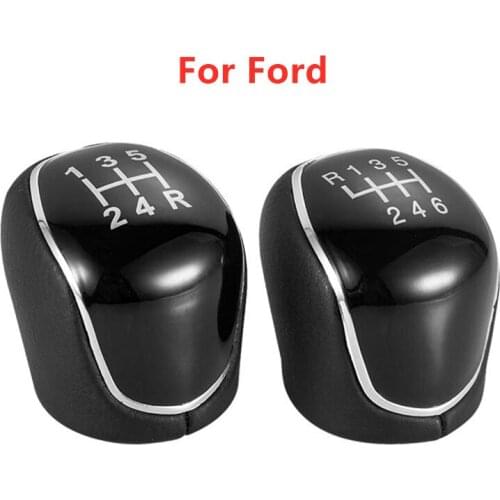 For Ford/Mondeo Mk3 Mk4 IV 4/Focus Mk2 Mk3 III/S-Max/C-Max Kuga/Galaxy Mk2 Mk3 Car Gear Shift Knob Gearstick Accessories