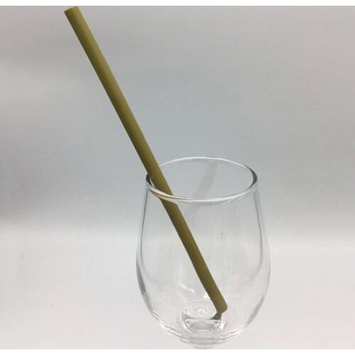Natural Bamboo Straws Hot Drink Eco-friendly Reusable Beer Drinking Straw With Cleaner Bursh Wedding Bar Accessories Party