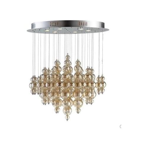 Postmodern Nordic simple fashion living room dining room bedroom bar porch art glass spherical ceiling hanging lamps