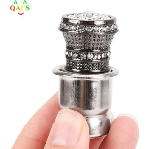 Universal Car Power Plug Socket Output Automatic Cigarette Lighter Ignition Diamond Car Styling