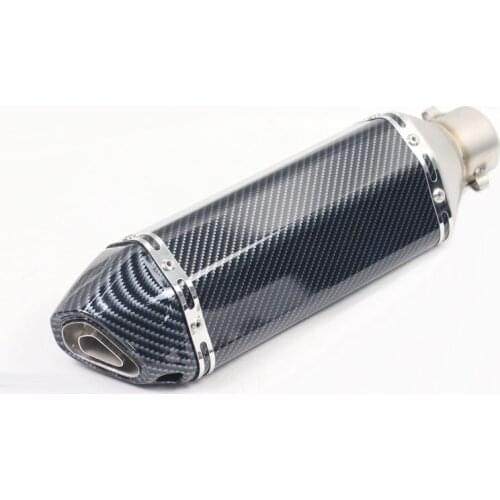 Universal Motorcycle For Brand Exhaust Modified Muffler Pipe 51MM Escape With Moveable DB Killer For ER6N CB400 R6 R1 MSX125