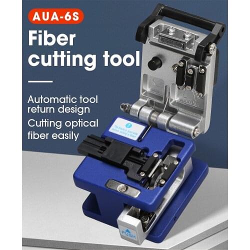 High Precision Fiber cleaver AUA-6S Cable Cutting Knife FTTT Fiber Optic Knife Tools cutter Cleavers 16 surface blade