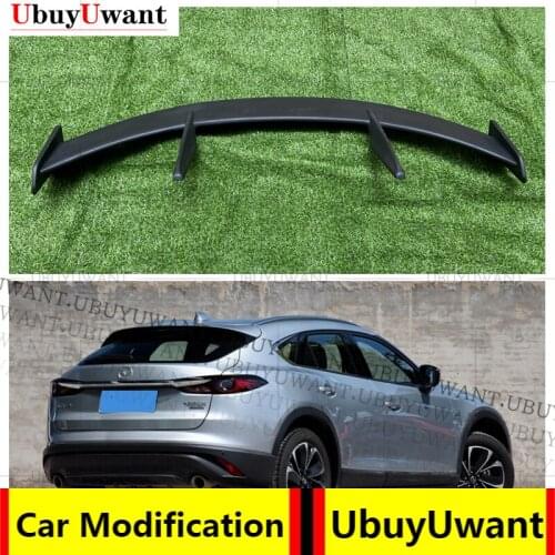 UbuyUwant For Mazda CX-4 HATCHBACK 2015 - 2020 Car Tail Wing Decoration Carbon Fiber / FRP Rear Trunk Spoiler Car Styling