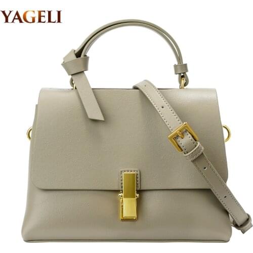 2020 Ins Hot Genuine Leather Shoulder Bags for Women Luxury Handbags Women Bags Brand Designer Summer Shoulder Messenger Bags