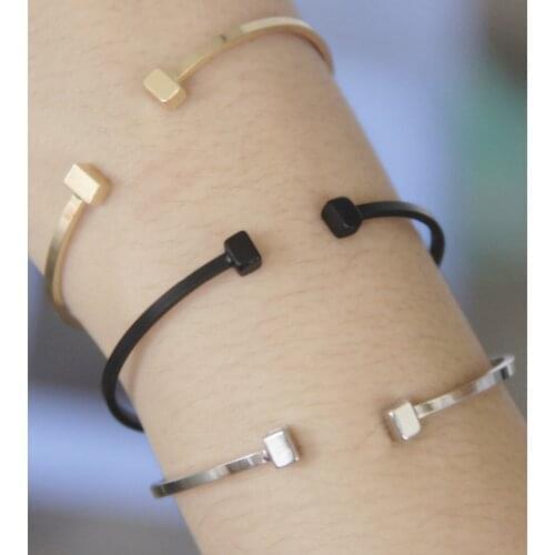 12 pcs/ lot fashion jewelry accessories metal copper brass alloy cast cubic square bangle cuff bracelet