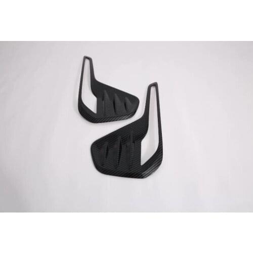 For Chevrolet Cavalier 2019-2020 2PCS ABS Chrome Car Front Headlight Fog Lamp Cover Trim Car Styling Accessories