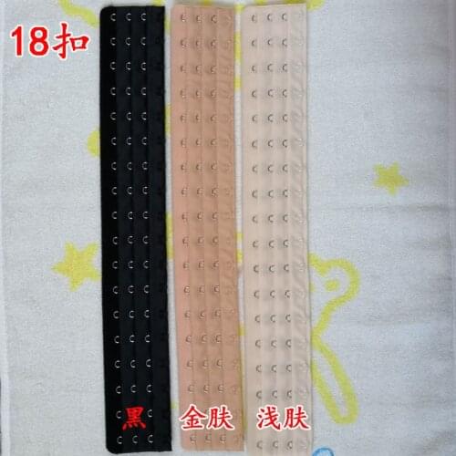 20 Pcs/Lot 3X18 34.2x5cm Underwear Bra Extension Buckle Buttons Underwear Fitness Shapewear Women Clothing Accessories