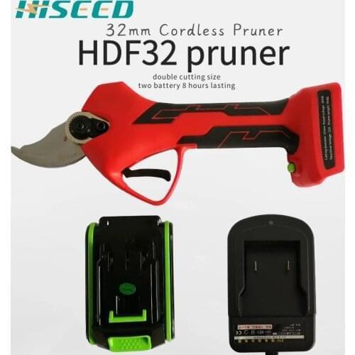 21v 32mm lithium battery electric pruning Garden tools fruit tree pruning shears