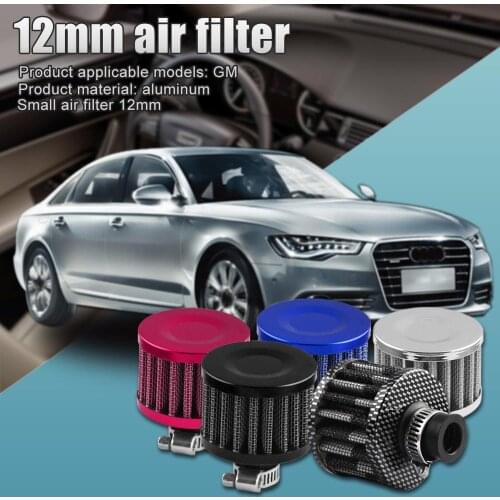 12MM Car Accessories OIL Cold Air Intake Crank Case Turbo Vent Breather Filter Universal Interface Motorcycle Air Filter