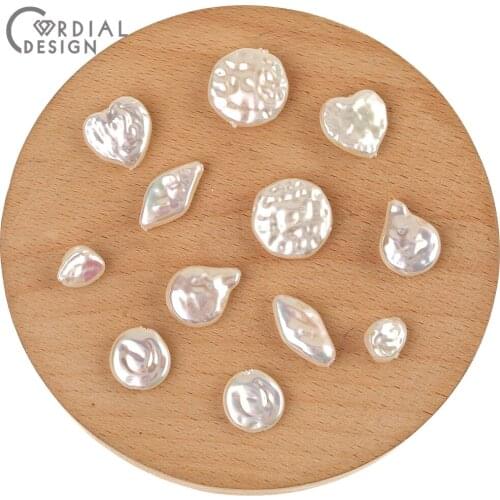Cordial Design Jewelry Accessories/Acrylic Bead/Imitation Pearl Beads/Irregular Shape/AB Effect/Jewelry Findings & Components