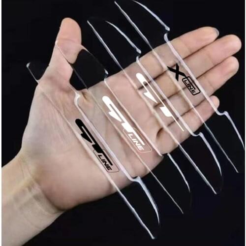 Car door transparent anti-collision For Kia GT GTLINE LINE ceed Forte RIO STINGER Seltos K3 KX5 K4 K5 Car sticker Accessories