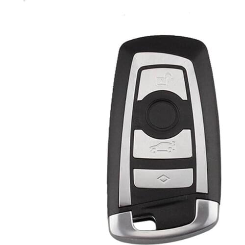 4 Buttons Car Smart Remote Key Case Shell Fob For BMW 5 7 Series Uncut Blade Key Cover