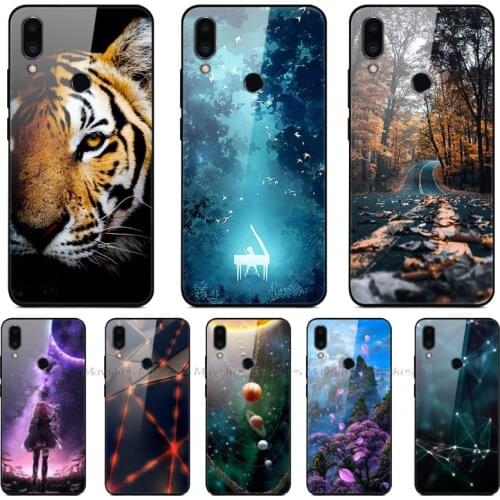 Tempered glass phone Case For Meizu Note 9 Cover Silicone For Meizu M9 Note Case M9 Note M 9 Note phone shell Coque etui bumper