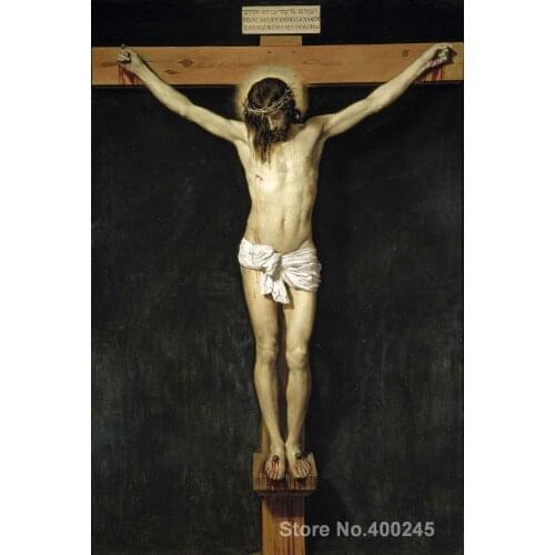Oil paintings Portrait Christ Crucified by Diego Velazquez modern art High quality Hand painted