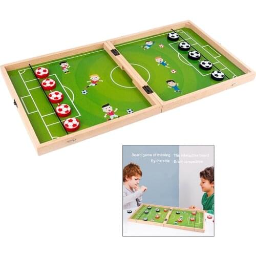 3 in 1 Table Game Fast Sling Puck Game Hockey Board Flying chess, Gobang