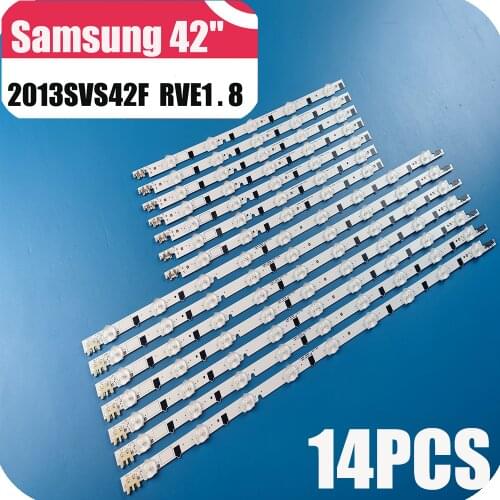 New Set = One 14 LED Backlight Bar for 42 Inch TV Ue42f5000 Ue42f5000ak Ue42f5300 Ue42f5500 Ue42f5700 Ue42f5030 Bn96-25306a